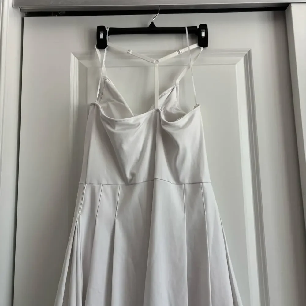 Tommy Bahama White Tennis Golf Racquet & Paddle Dress Sz L Athletic